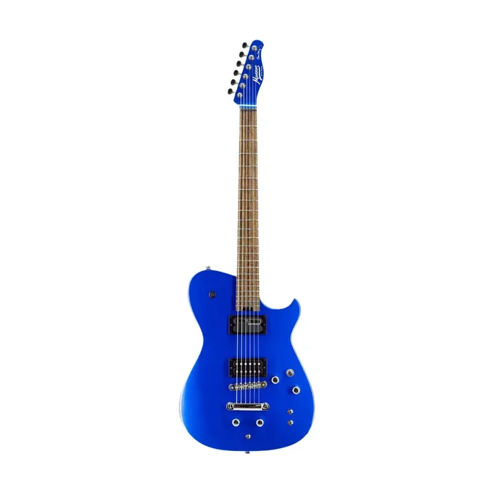 Manson Guitar Works Meta Series MBM-2 Sustainiac/Fuzz Factory Electric Guitar, Meta Blue