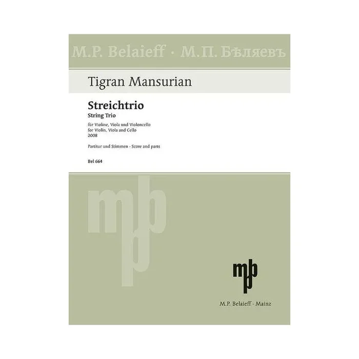 Mansurian, Tigran – String Trio