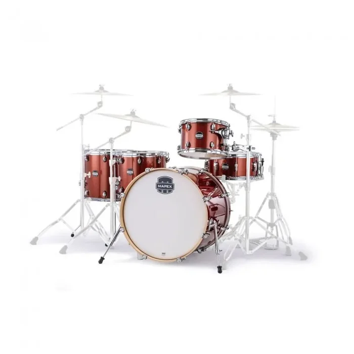 Mapex Mars Birch “Crossover” Drum Kit Shell Pack 1 Up 2 Down – Orange Sparkle