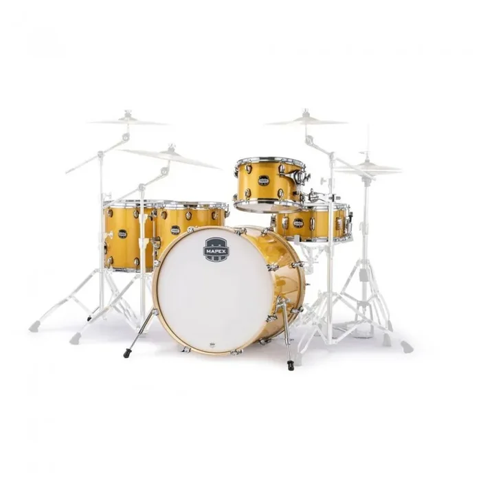 Mapex Mars Birch “Crossover” Drum Kit Shell Pack 1 Up 2 Down – Sunflower Sparkle