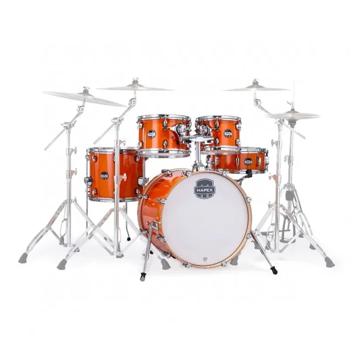 Mapex Mars Maple Drum Kit Shell Pack – Gloss Amber