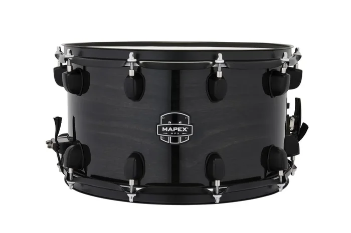Mapex (MPNMP4800BMB) MPX 14″ x 8″ Snare Drum – Transparent Midnight Black