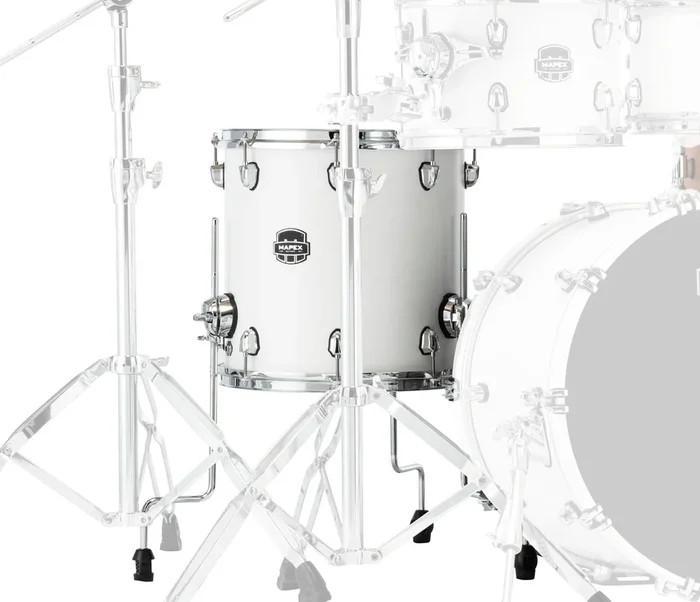 Mapex Saturn Classic 14 ” x 14 ” Floor Tom In Satin White