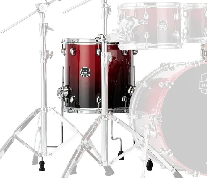 Mapex Saturn Classic 18 ” x 16 ” Floor Tom In Scarlet Fade