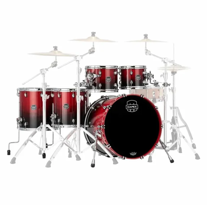 Mapex Saturn Drum Kit Shell Pack 5pc 22 – Scarlett Fade