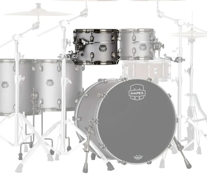 Mapex Saturn Evolution Maple Blend 14 ” x 11 ” Tom In Gun Metal Grey