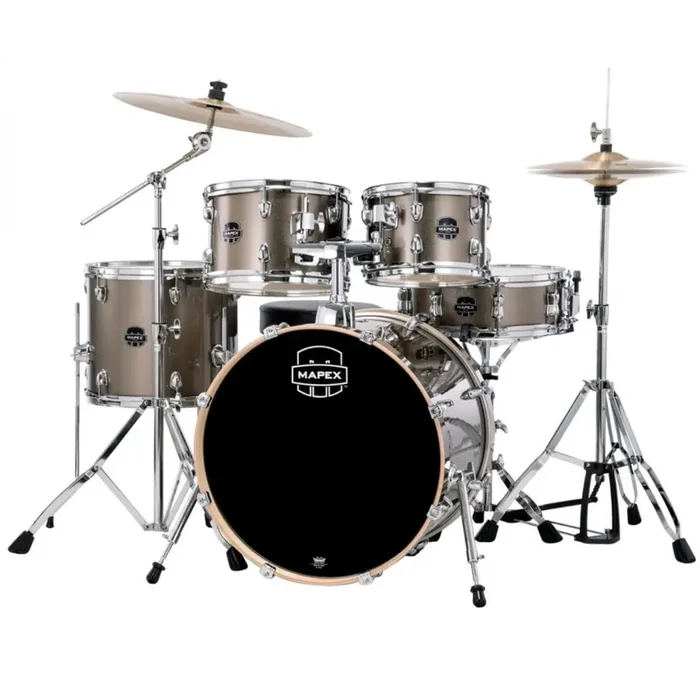 Mapex Venus Drum Kit Shell Pack w/ Cymbals 5pc 20/22″ – Metallic Copper
