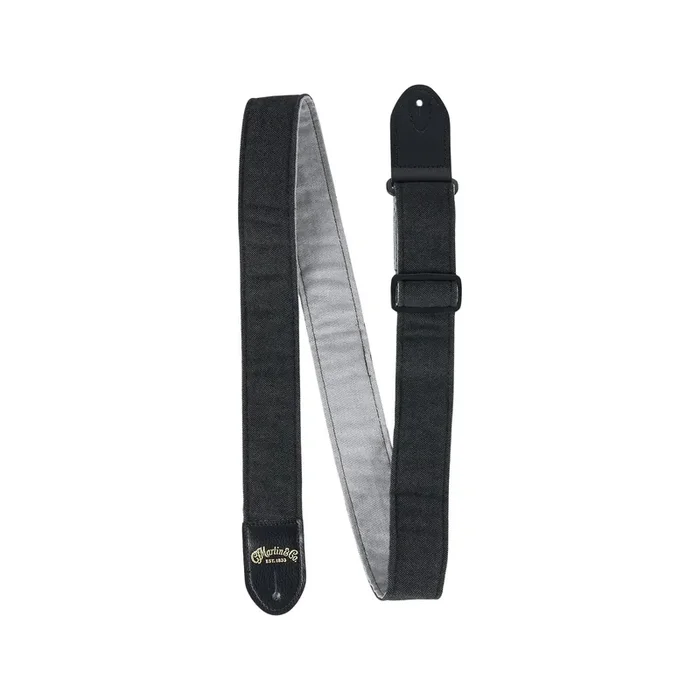 Martin 18A0148 Sea Wool Guitar Strap, Charcoal Tweed