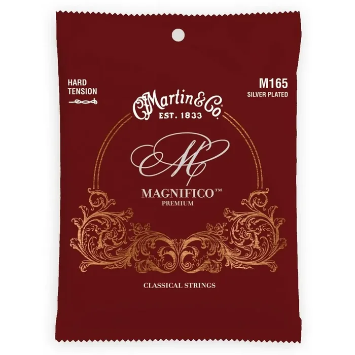 Martin M-165 Magnifico Silver-Plated Copper Premium High Tension Classical Guitar Strings