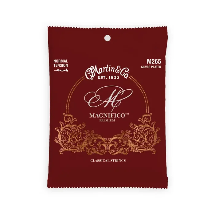 Martin M265 Classical Magnifico Premium Guitar Strings, Normal Tension, 25-42