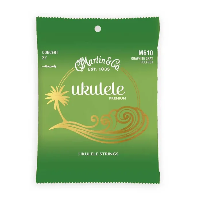 Martin M610 Ukulele Premium Polygut Strings, Concert