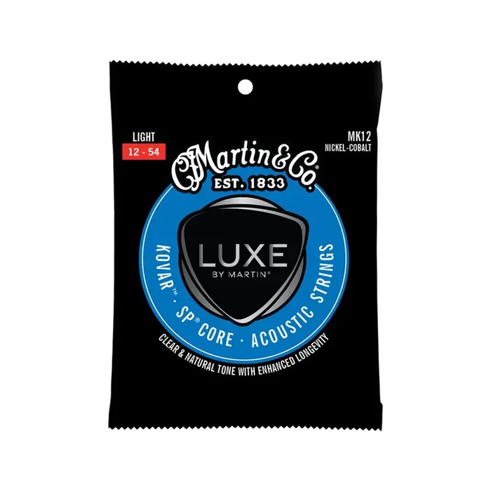 Martin MK12 Luxe Kovar Acoustic Guitar Strings, Light, 12-54