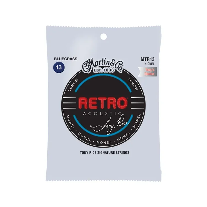 Martin MTR13 Tony Rice Signature Retro Acoustic Guitar Strings, Bluegrass, 13-56