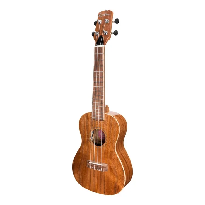 Martinez ‘Southern Belle’ 8-Series Solid Koa Top Acoustic-Electric Concert Ukulele With Hard Case (Natural Gloss)