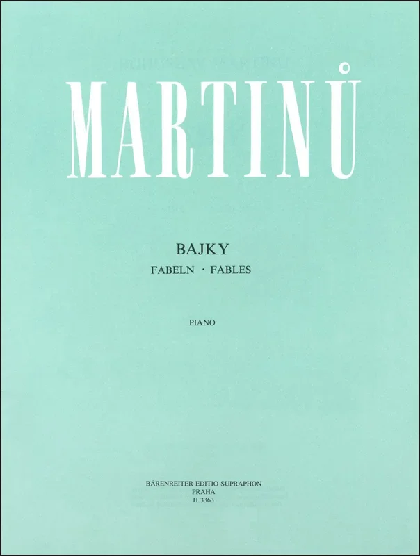 Martinů: Fables (Bajky)