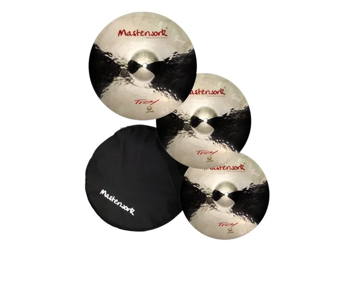 Masterwork Troy 3 Piece Cymbal Set