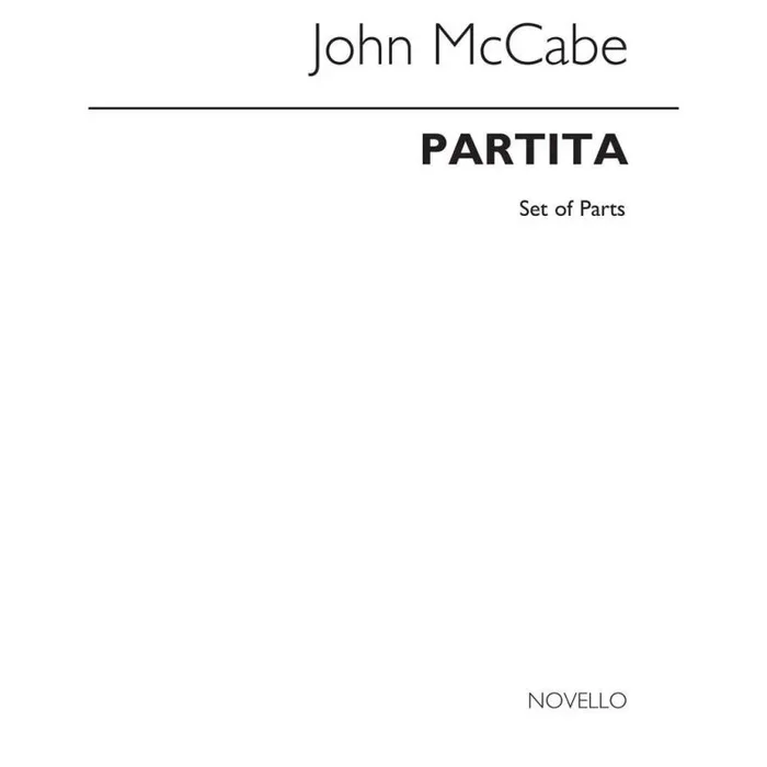 McCabe, John – Partita For String Quartet (Parts)