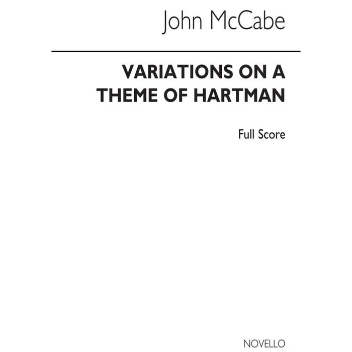 McCabe, John – Variations On A Theme Of Hartman