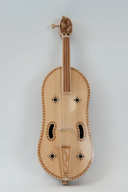 Medieval Fiddle after a 14th Century Fresco by Roberto Montagna