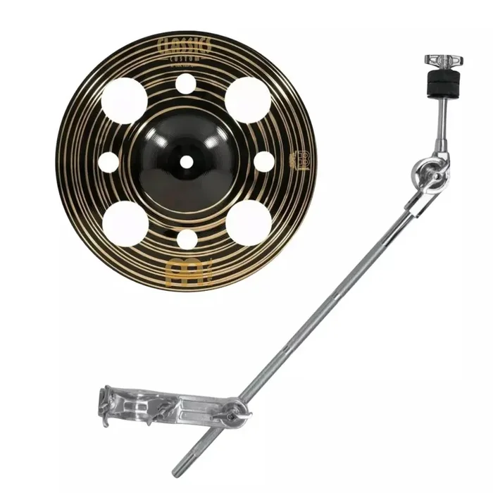 Meinl 10″ Classics Custom Trash Splash Cymbal With Boom Arm Attachment