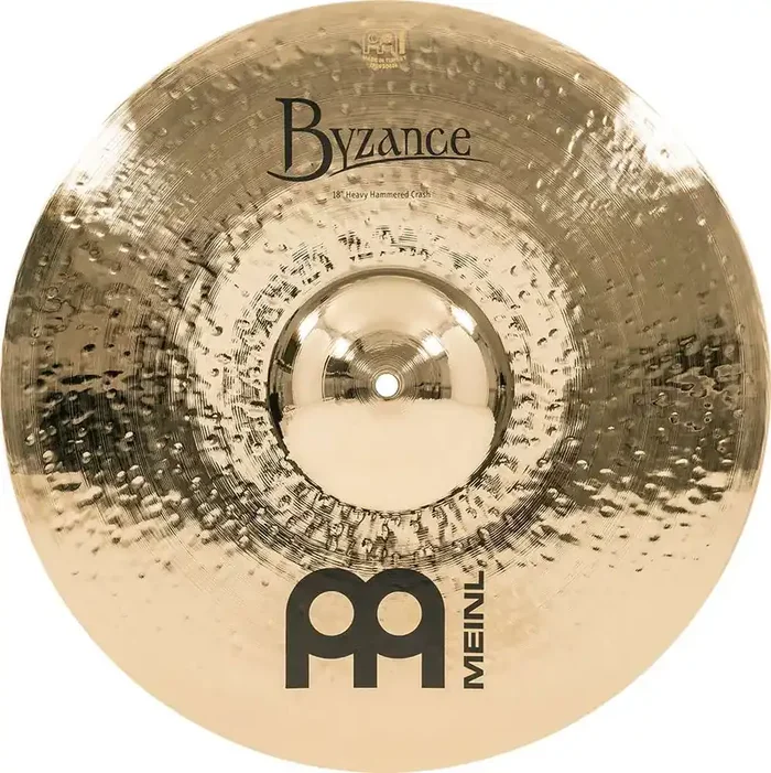 Meinl Byzance Brilliant 18″ Heavy Hammered Crash Cymbal B18HHC-B