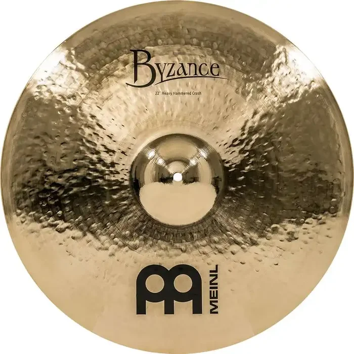 Meinl Byzance Brilliant 22″ Heavy Hammered Crash Cymbal B22HHC-B