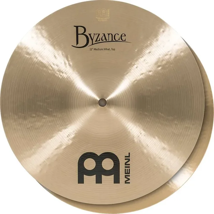 Meinl Byzance Traditional 13” Medium Hi-Hat Cymbals B13MH