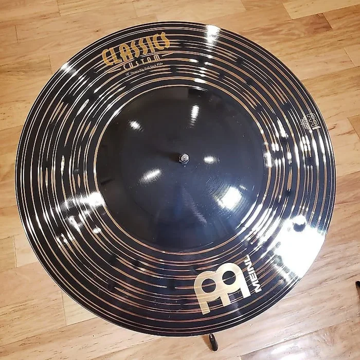 Meinl CC18HBBDAR 18 ” Classics Custom Dark Heavy Big Bell Ride Cymbal w/ Video Demo
