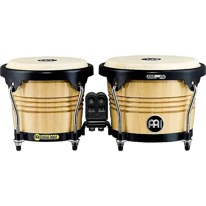 Meinl FWB190NT 6 3/4 ” and 8 ” Marathon Series Wood Bongos in Natural Finish w/ Video