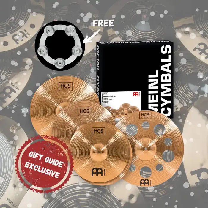 Meinl HCS Bronze Cymbal Set inc FREE Ching Ring