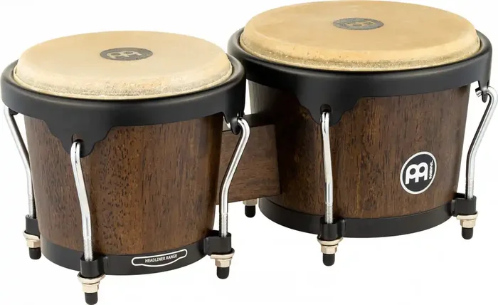 MEINL Percussion Headliner Serie Wood Bongo 6 3/4″ MACHO & 8″ HEMBRA – Vintage Wine Barrel