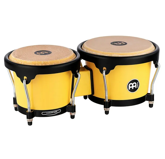 MEINL Percussion Journey Series Bongo 6,5″ MACHO & 7,5″ HEMBRA – Illuminating Yellow
