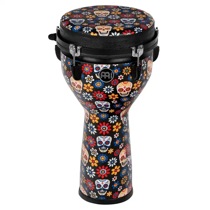 MEINL Percussion Jumbo Djembe Synthetic Head – 10″ Day Of The Dead