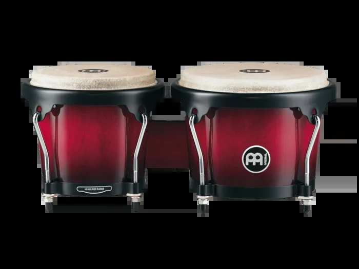 MEINL PERCUSSN HB100WRB Headliner 6 3/4 ” & 8 ” Bongo (Wine Red Burst)