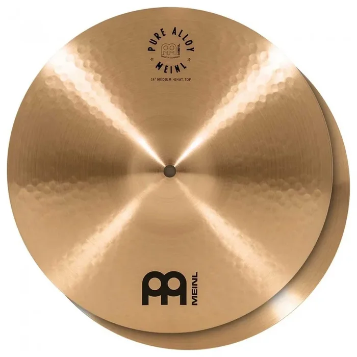 Meinl Pure Alloy 14″ Medium Hi-Hat Cymbal Pair PA14MH
