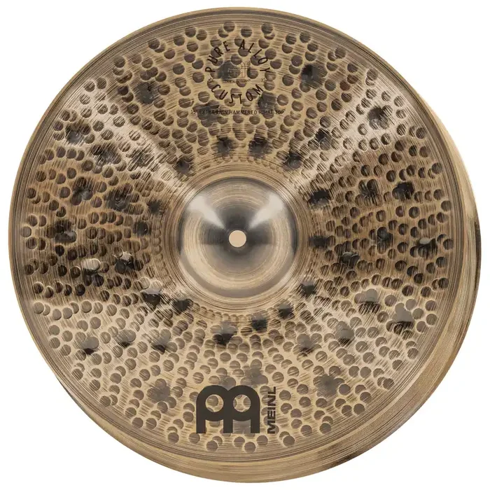 Meinl Pure Alloy Custom 15 inch Extra Thin Hammered Hi Hat Cymbals PAC15ETHH
