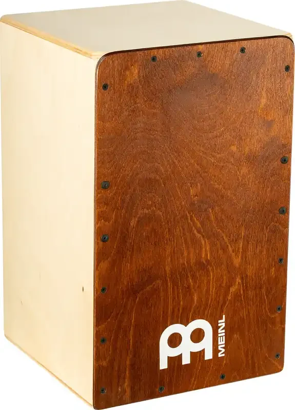 Meinl SC100AB Snarecraft Cajon Drum, Almond Birch Frontplate