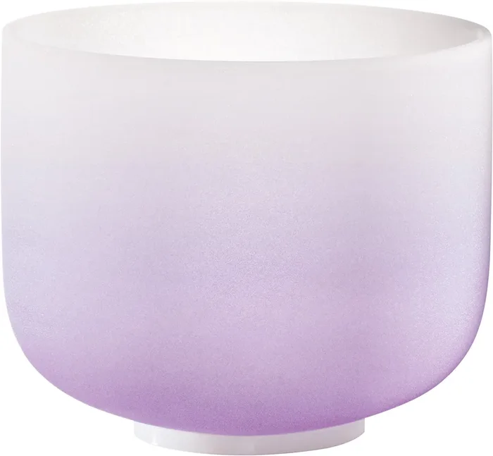 Meinl Sonic Energy Crystal Singing Bowl, Coloured, 8″ / 20 cm, Note B4, Crown Chakra