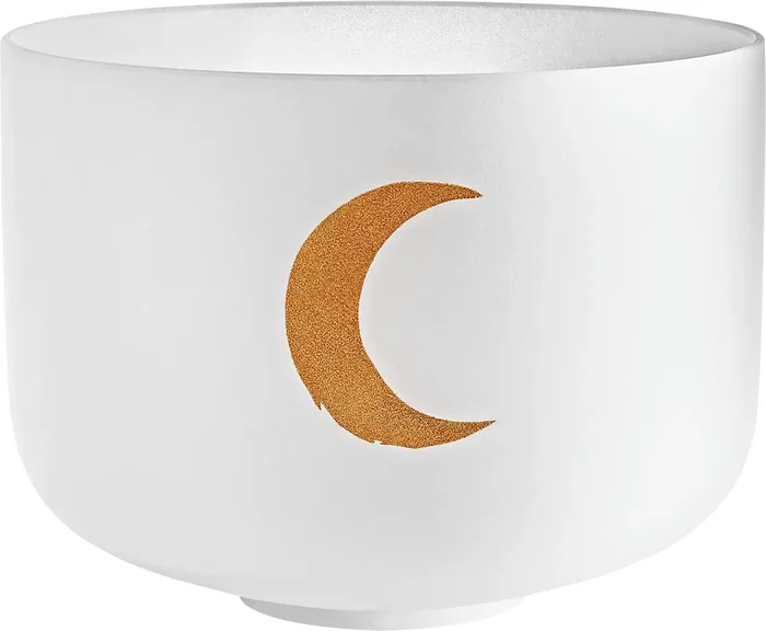 Meinl Sonic Energy Planetary Tuned Crystal Singing Bowl 12″ / 30 cm, Synodic Moon 210.42 Hz, Sacral Chakra