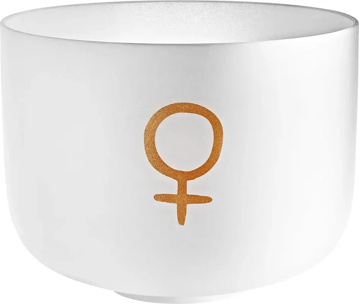 Meinl Sonic Energy Planetary Tuned Crystal Singing Bowl, 12″ / 30 cm, Venus 221.23 Hz, Brow Chakra