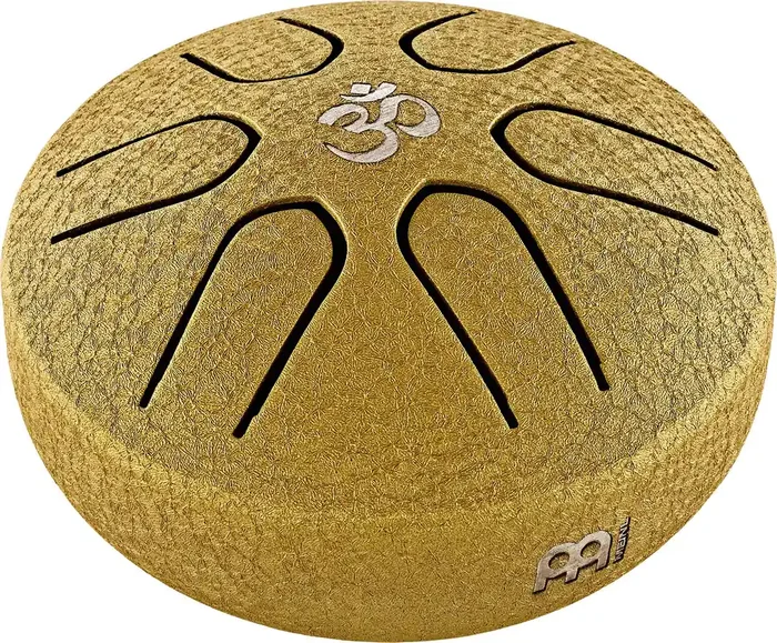 Meinl Sonic Energy Pocket Steel Tongue Drum A Major 3″ Gold