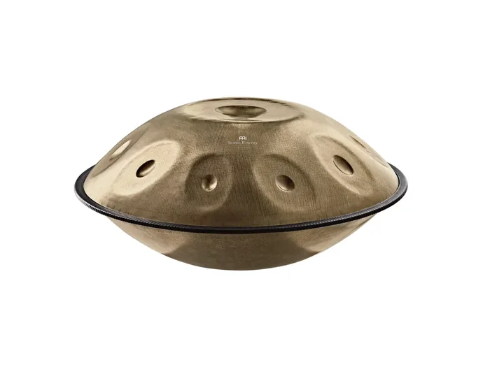 Meinl Sonic Energy Sensory Handpan Stainless Steel D Amara 9 Notes 440 Hz – Vintage Gold
