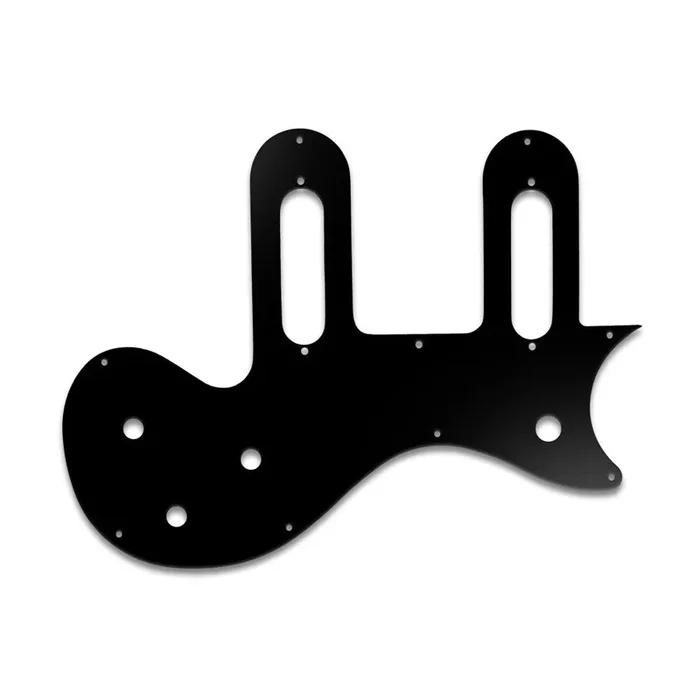 Melody Maker – 2 Pickup – Matte Black .090″ / 2.29mm thick, with bevelled edge.