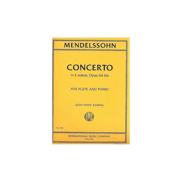 Mendelssohn Bartholdy, Felix – CONCERTO Emin OP64 Fl
