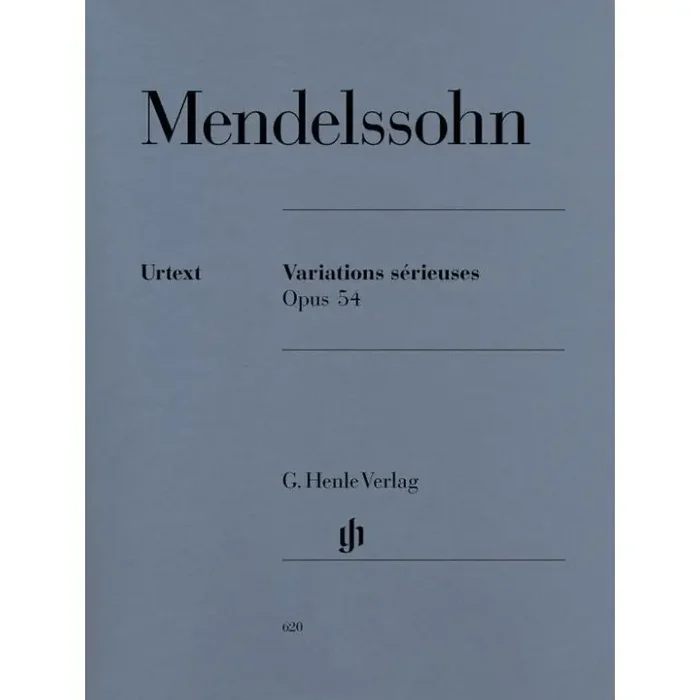 Mendelssohn Bartholdy, Felix Variations sérieuses op. 54