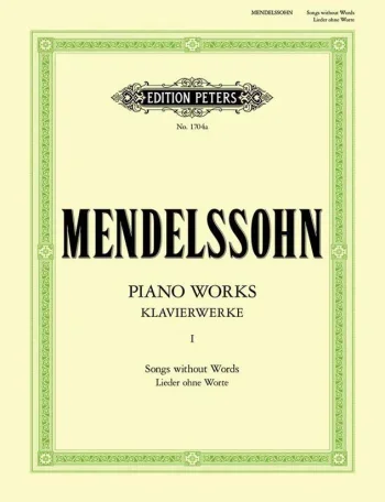 Mendelssohn : Complete Piano Works Vol.1 (Peters)