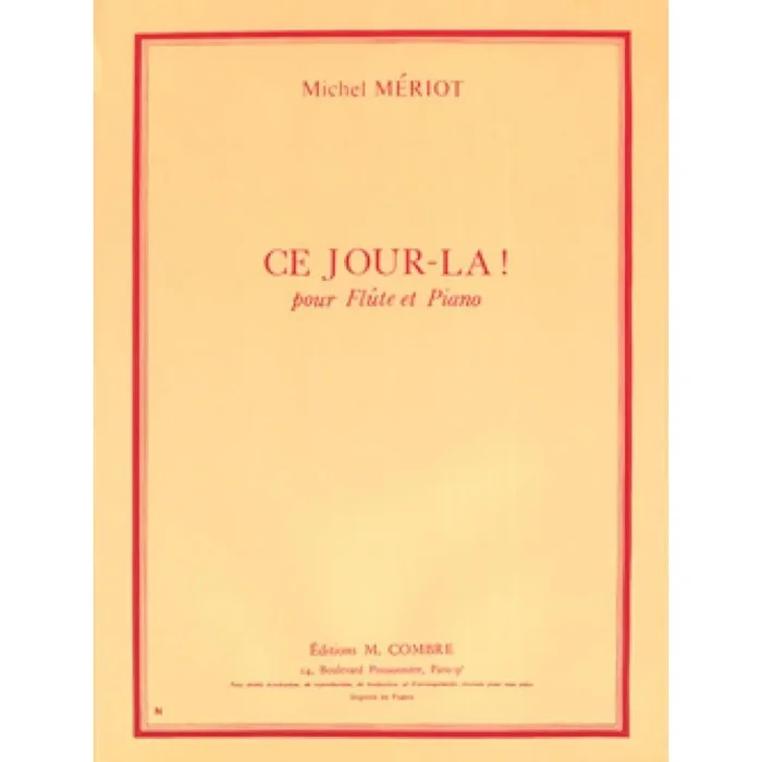 Meriot, Michel – Ce jour-là