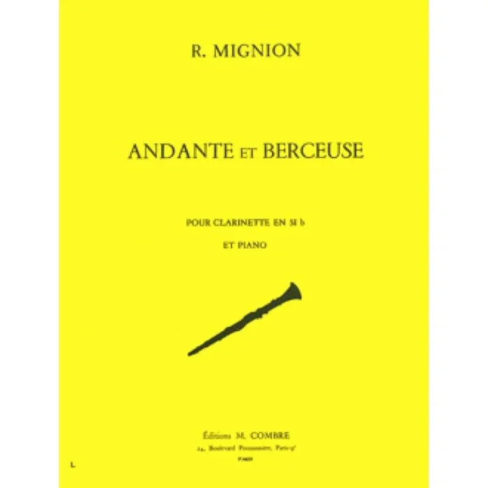 Mignion, René – Andante et berceuse