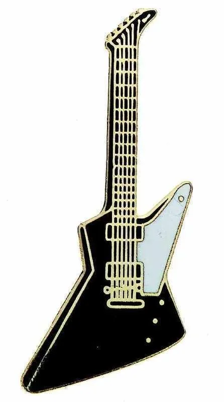 Mini Pin Explorer Guitar Black
