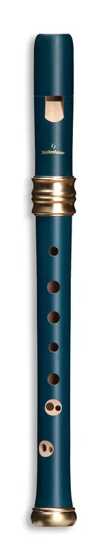 Mollenhauer Dream Soprano Recorder Pearwood Blue Double Holes